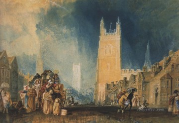 Turner Painting - Stamford Lincolnshire Romántico Turner